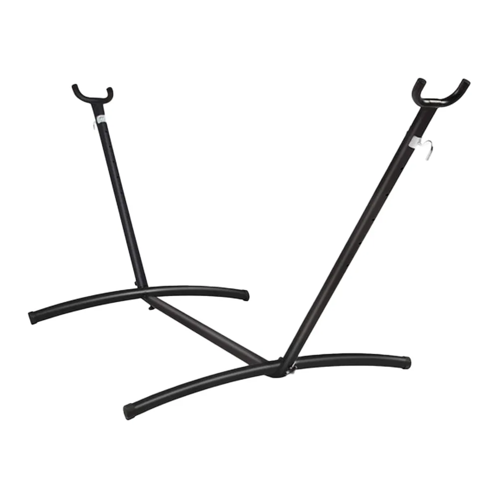 305 centimeters Universal Steel Hammock Stand paired with Outdoor undercover cotton genuine Mexican hammock.