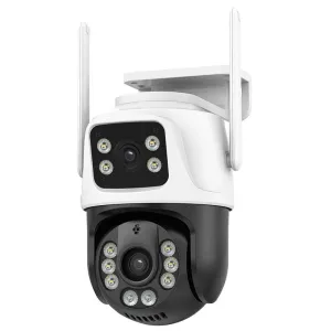 6Mp Dual Camera With Wifi Two-Way Voice Intercom & Night Vision