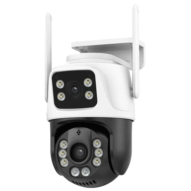 6Mp Dual Camera With Wifi Two-Way Voice Intercom & Night Vision