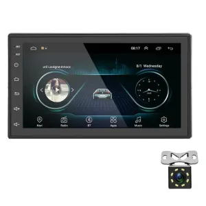 7 Inch Android Navigation Wifi Car Mp5 Player 1   32G Gps Bluetooth 2.5D Screen Standard   8 Lights Camera