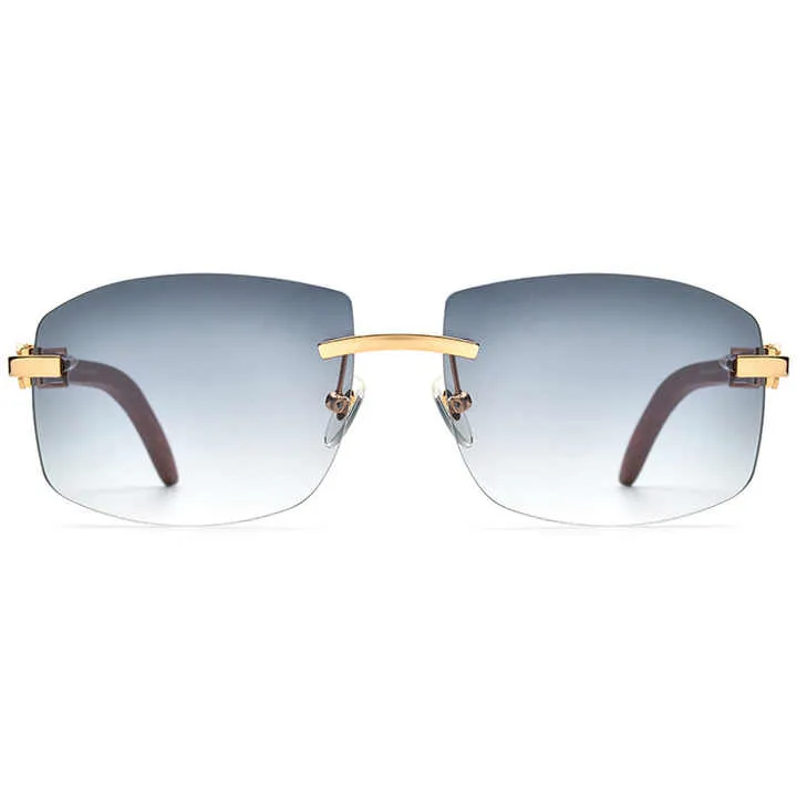 &nbsp;Wood Metal Sunglasses Handmade-نظارة شمسية