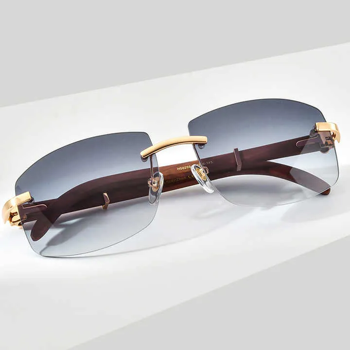 &nbsp;Wood Metal Sunglasses Handmade-نظارة شمسية