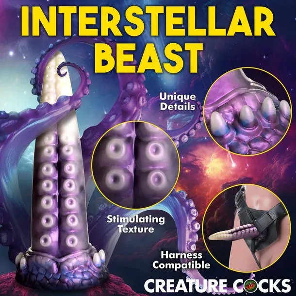 Astropus Tentacle Silicone Dildo In Multi - Creature Cocks