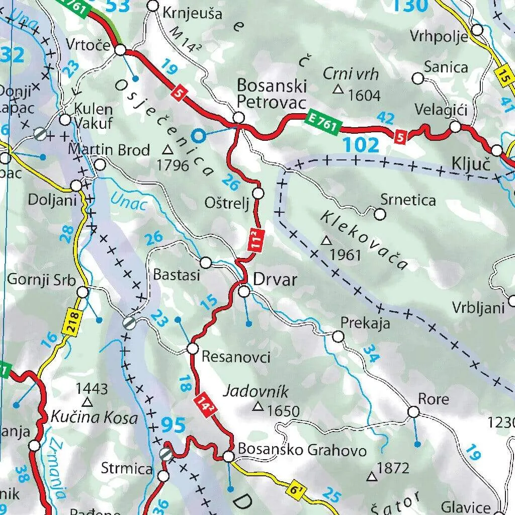 Croatia Road Map 757 by Michelin (2023)