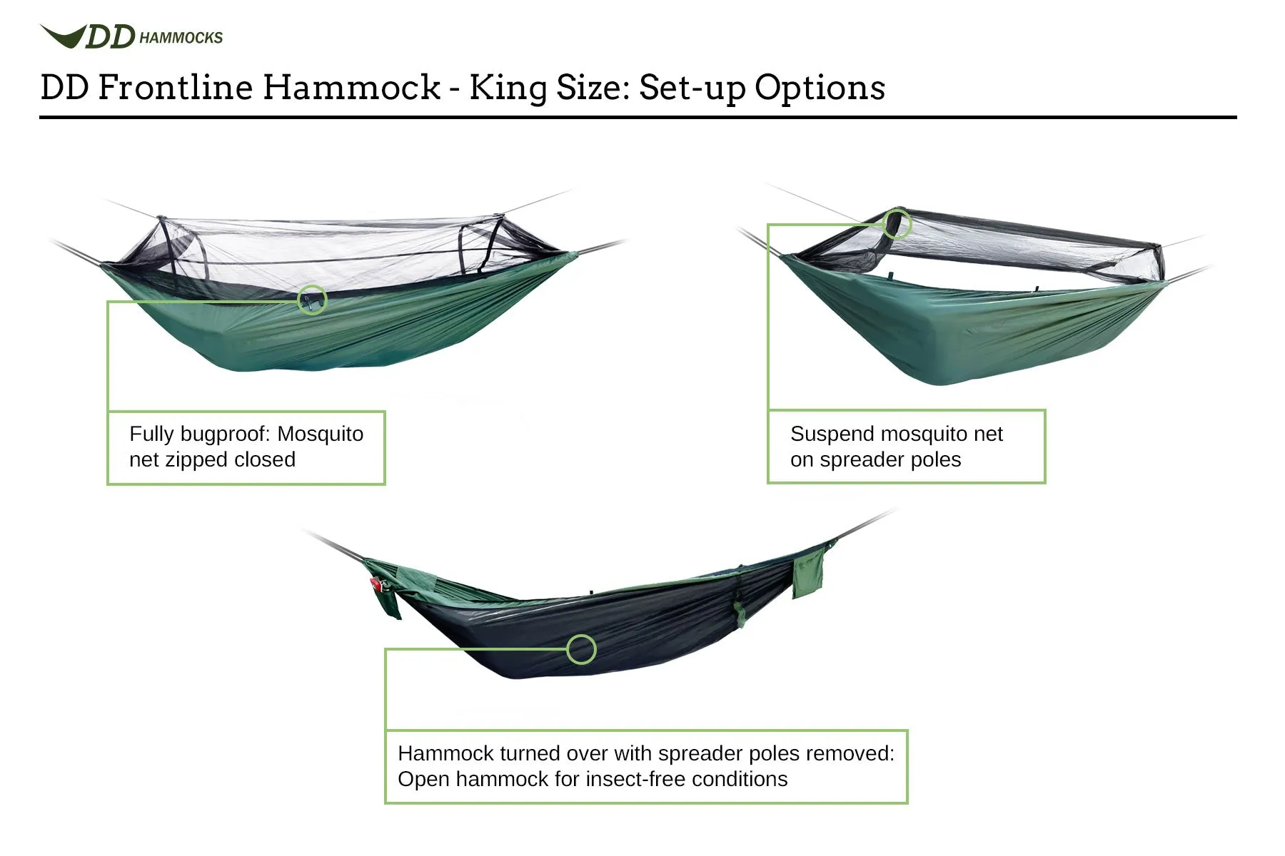 DD Frontline Hammock - KING Size