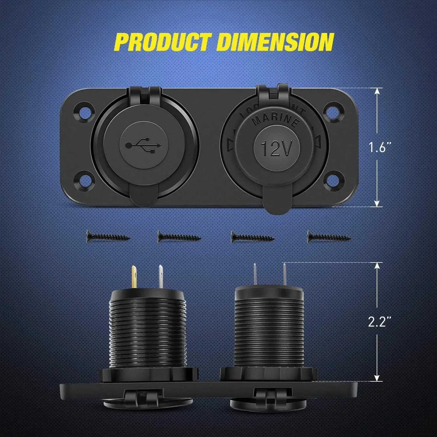 Dual QC 3.0 USB Charger | Cigarette Lighter Socket