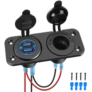 Dual QC 3.0 USB Charger | Cigarette Lighter Socket
