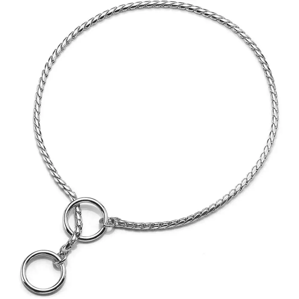 Durable Rustproof Metal Chain Pet Collar for Small Medium Large Dogs