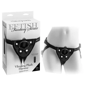 FETISH FANTASY SERIES VIBRATING PLUSH HARNESS