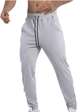 Jogger Pants Men Slim Fit Active Bottoms Lightweight Quick Dry Trousers Stretchy Gym Workout Sporty Style Pants