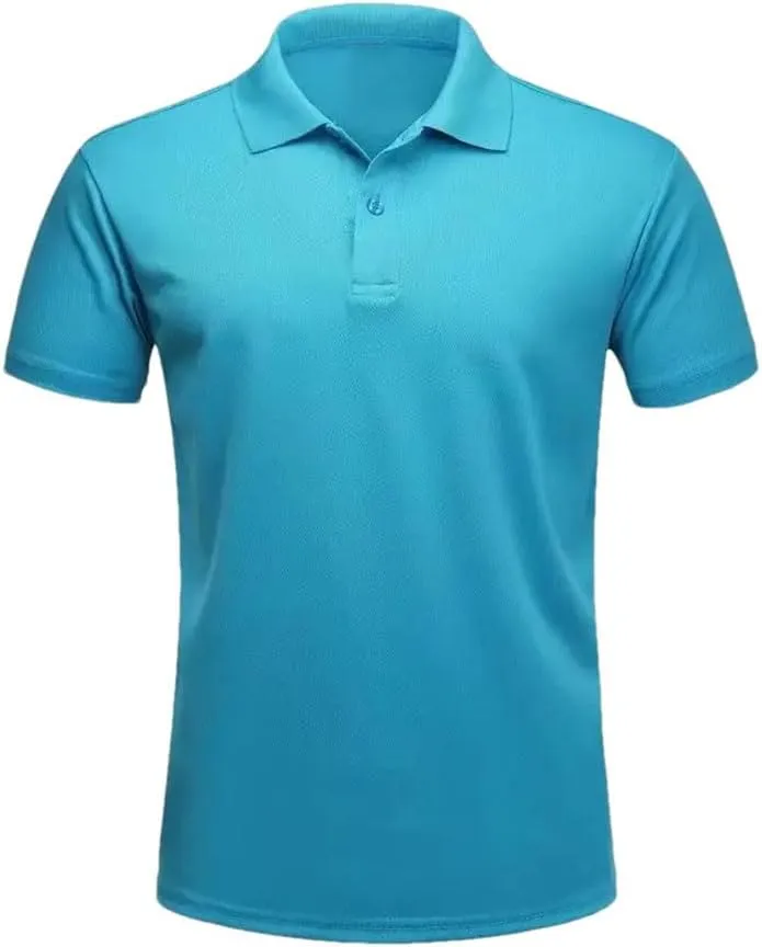 Men Solid Knit Polyester Running Quick Dry T-Shirts