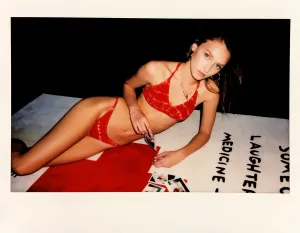 One String Bikini - Red