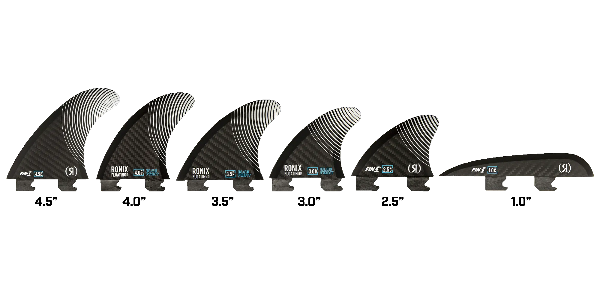Ronix | Fin S Floating Surf Fin 3 Pack