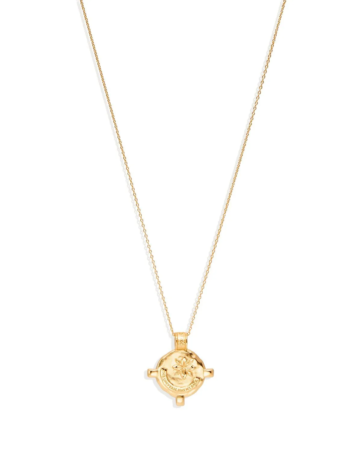 Shield Necklace Gold
