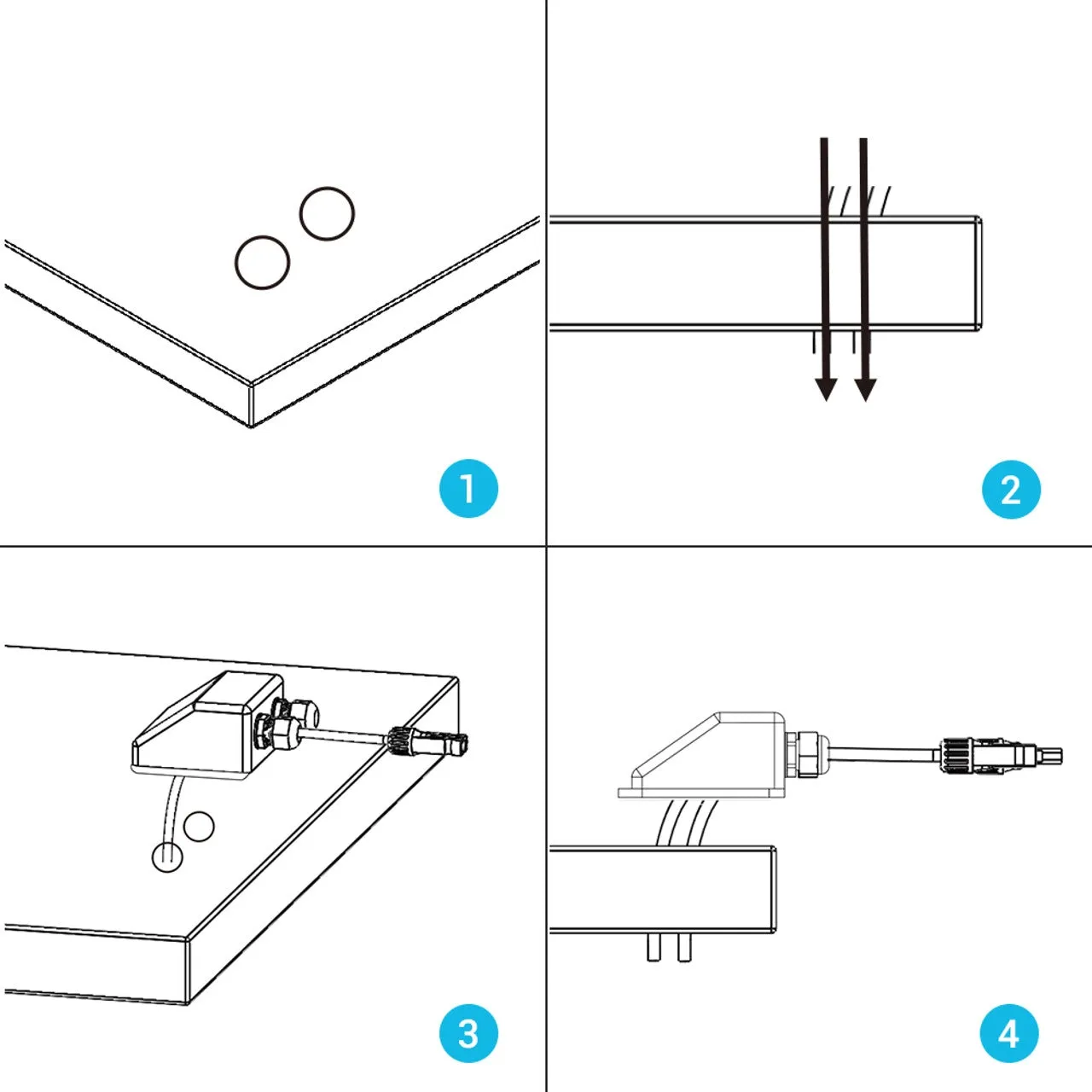 Solar Double Cable Entry Gland