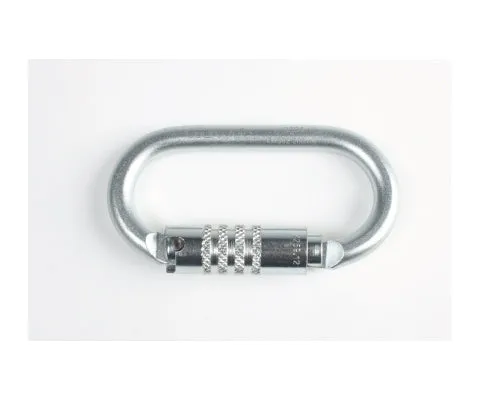 Steel Oval Triple Action Carabiner