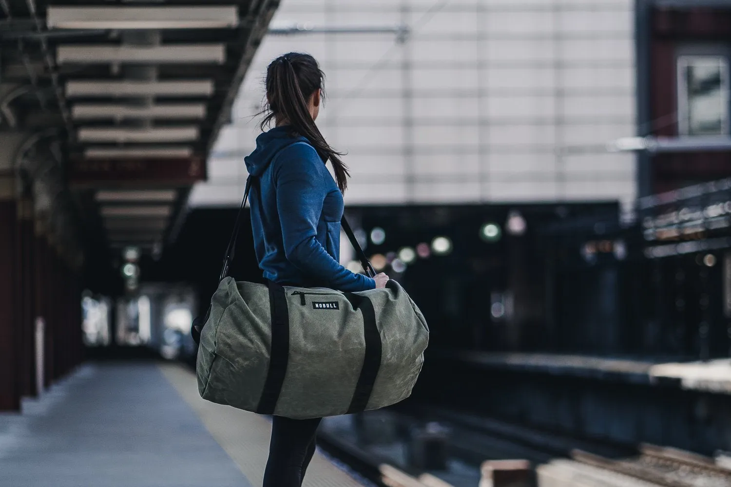 XL WAXED CANVAS TRADITIONAL DUFFLE